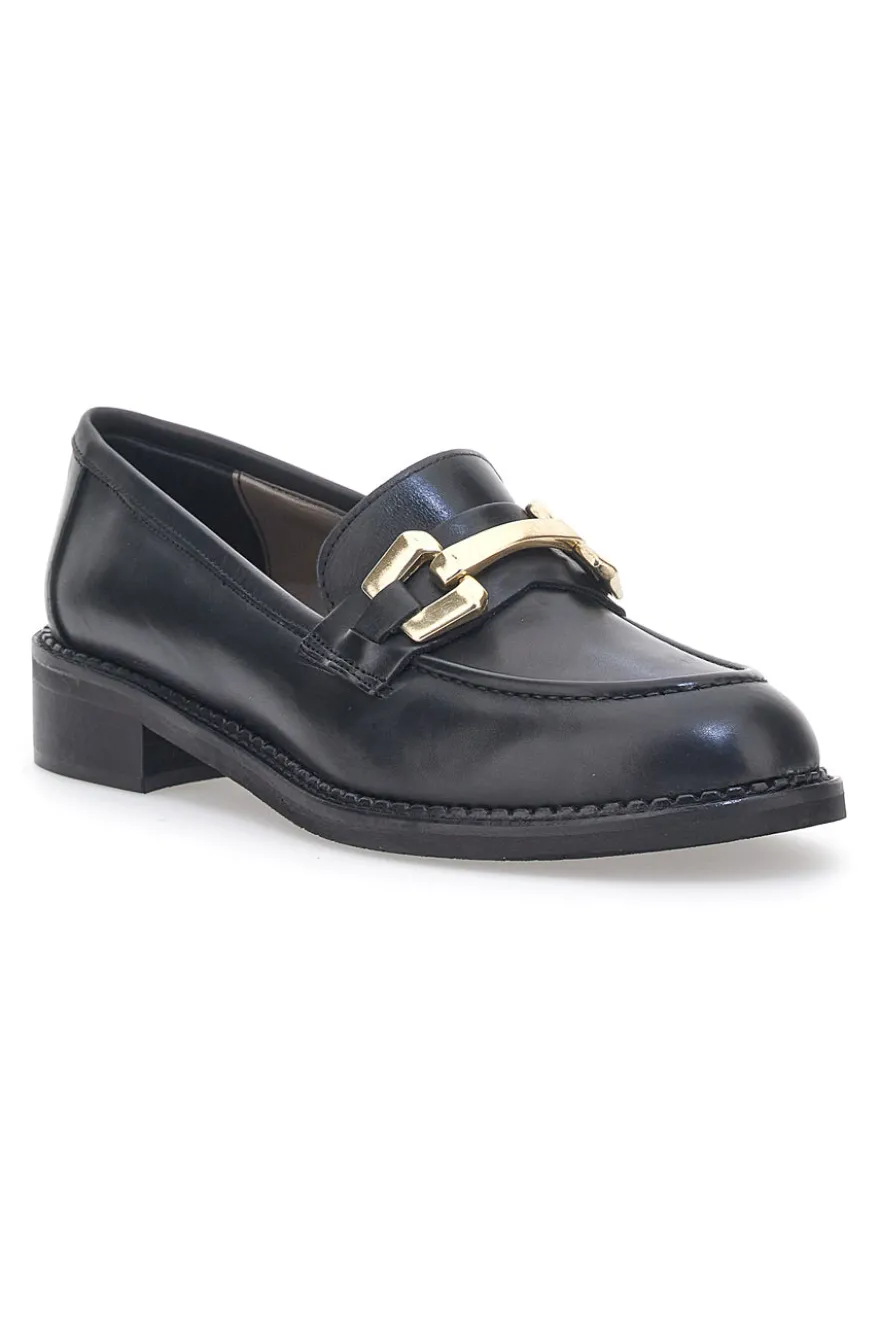Mocassini Pittarello Look 3026 Nero Vera Pelle