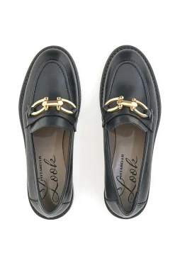 Mocassini Pittarello Look 3027 Neri Vera Pelle