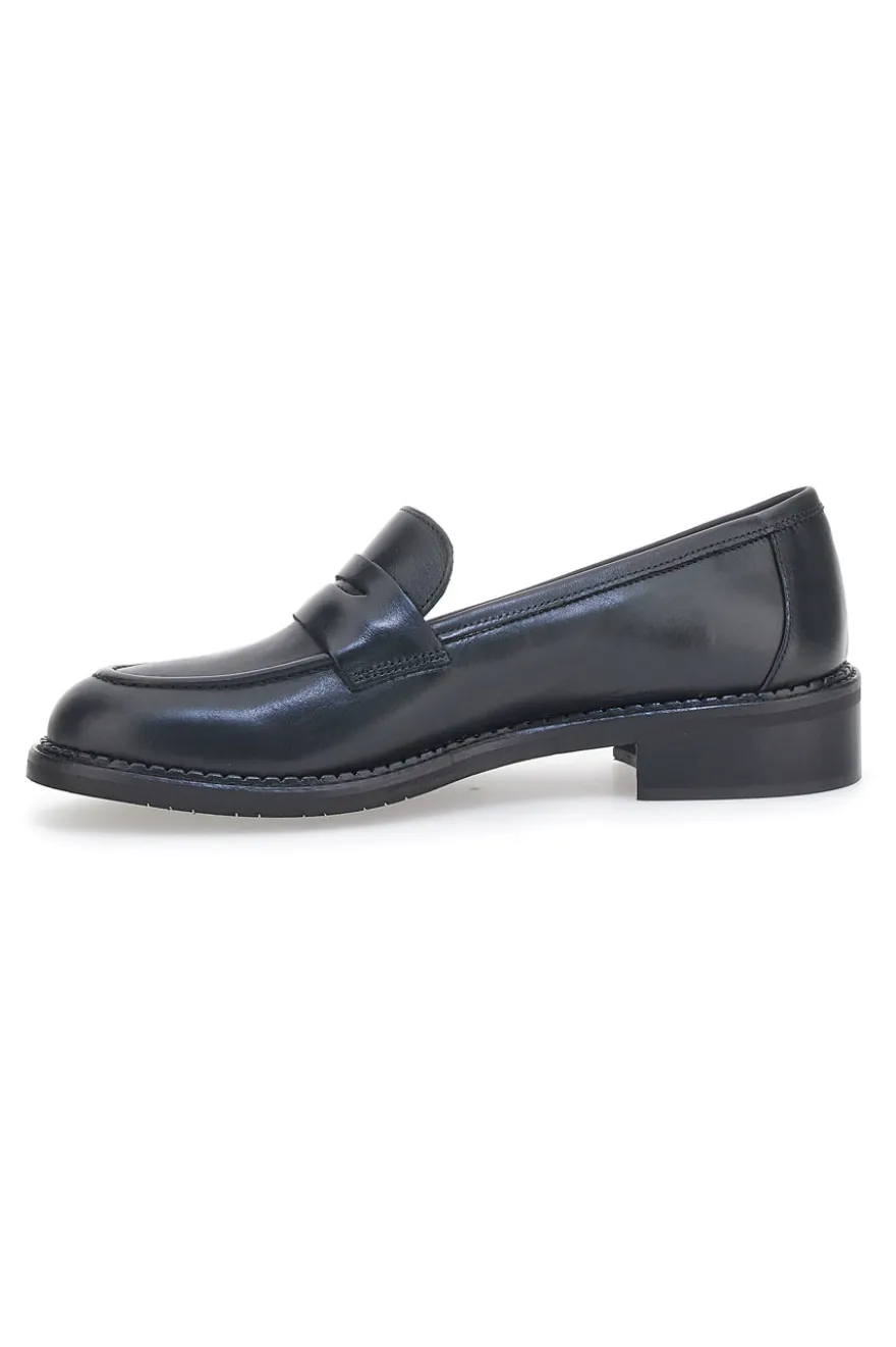 Mocassini Pittarello Look 3022 Neri Vera Pelle