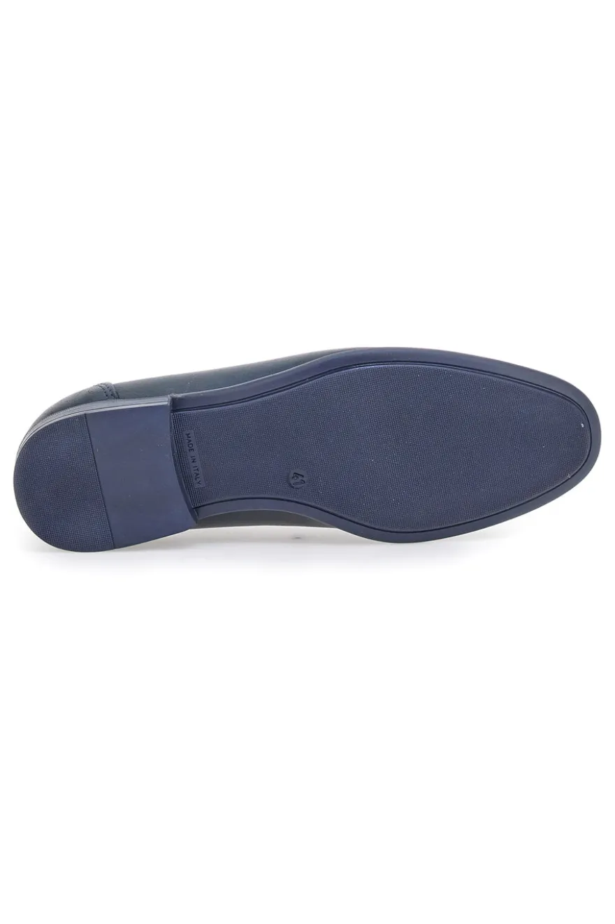 Mocassini Pittarello Plus 602502 Blu Vera Pelle