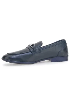 Mocassini Pittarello Plus 602502 Blu Vera Pelle