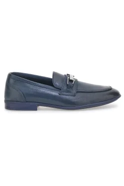 Mocassini Pittarello Plus 602502 Blu Vera Pelle