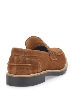 Mocassini Tabacco con Tomaia in Pelle Made in Italy PITTARELLO 8027