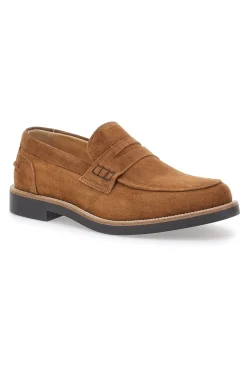 Mocassini Tabacco con Tomaia in Pelle Made in Italy PITTARELLO 8027