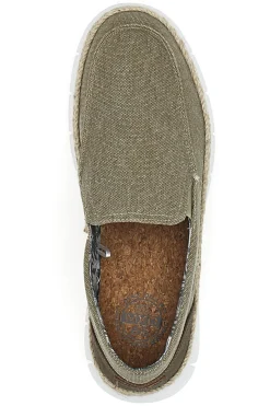 Mocassini taupe in tessuto con tallone a contrasto Max dillan MXM518A66