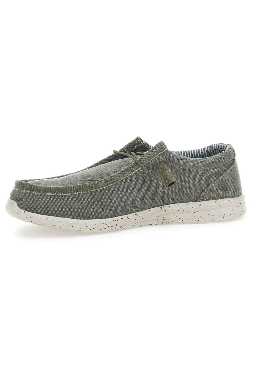 Mocassini verde con laccio elastico SEVENOAKS PK1147O