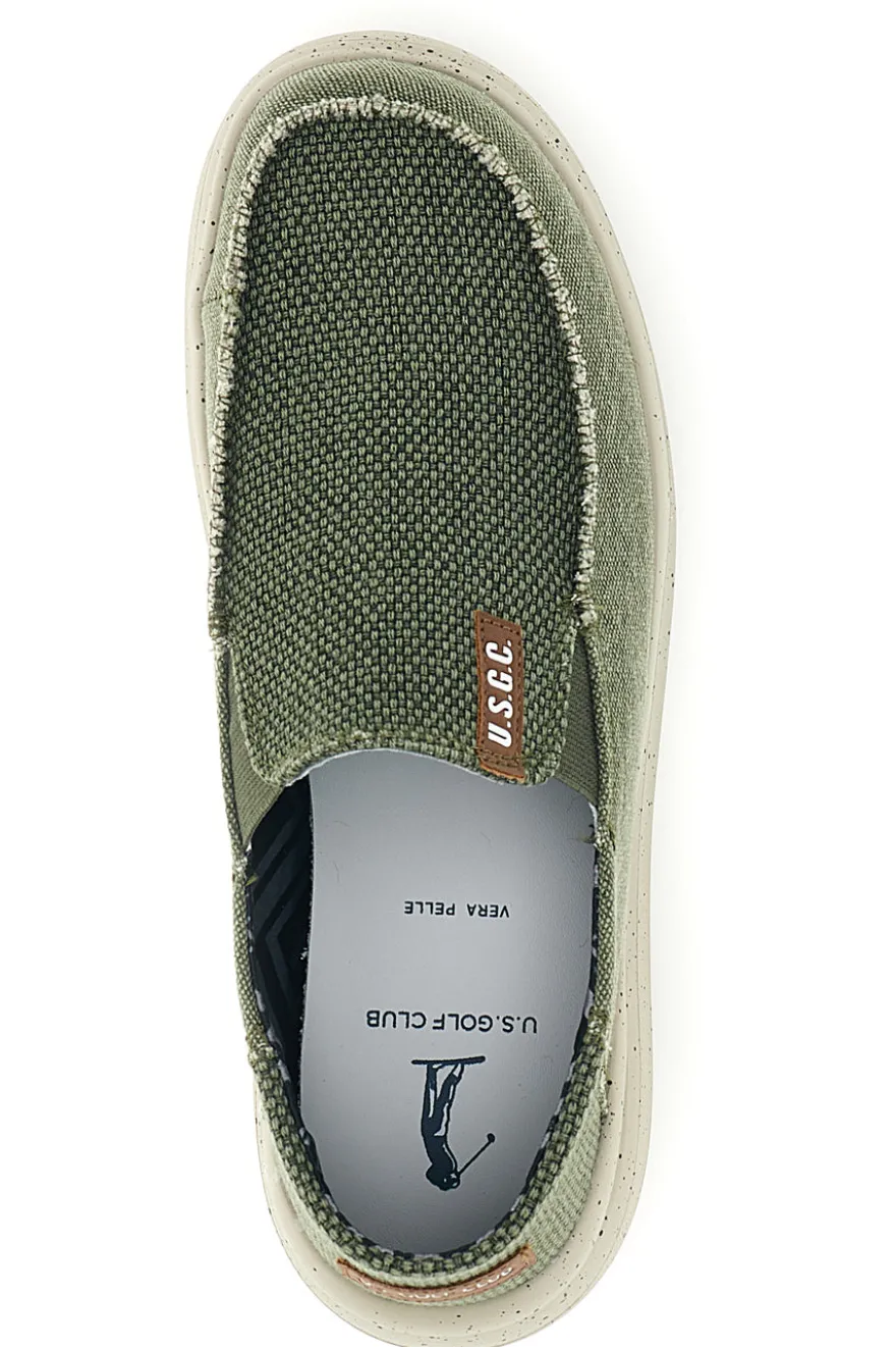Mocassini verdi slip on U.s. golf club S2694US4634