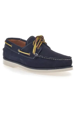Mocassino Barca in Vera Pelle Blu Longford 10