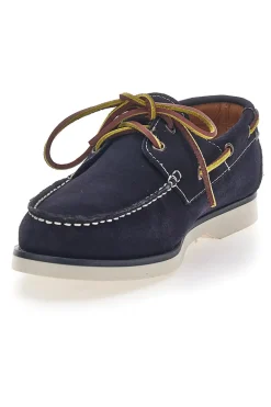 Mocassino Barca in Vera Pelle Blu Longford 10