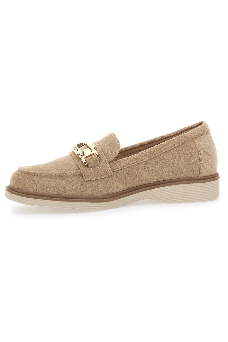 Mocassino Beige con Morsetto Le Havre Paris 526821