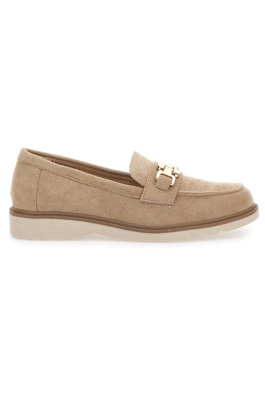 Mocassino Beige con Morsetto Le Havre Paris 526821