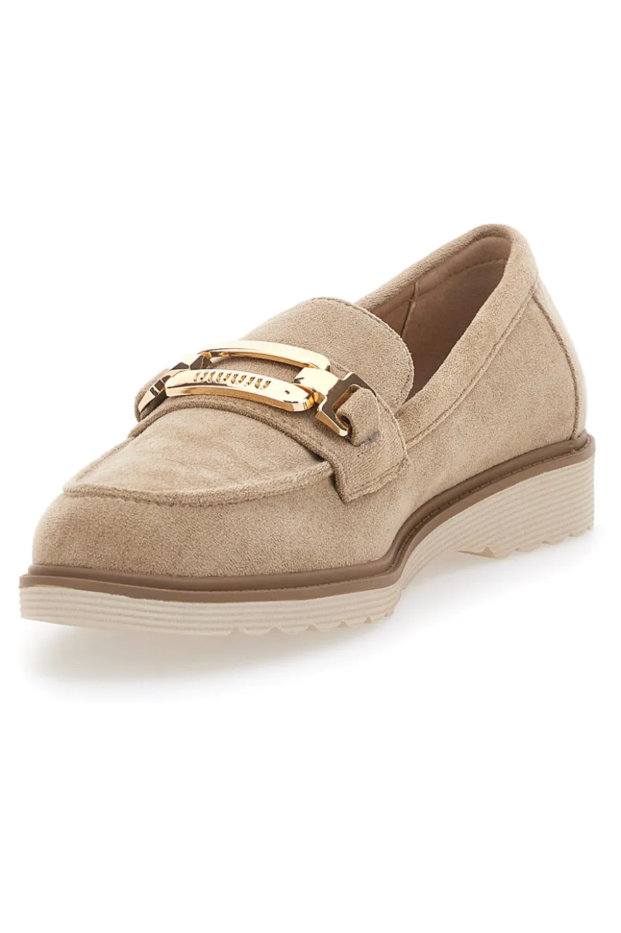 Mocassino Beige con Morsetto Le Havre Paris 526821