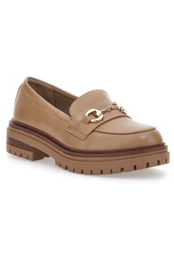 Mocassino Beige con Morsetto Dorato CAFE' COST 9Y7298