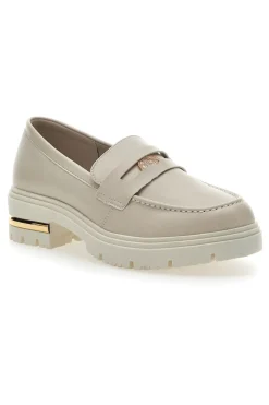 Mocassino Beige e Dettagli Oro Energy 1303
