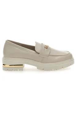 Mocassino Beige e Dettagli Oro Energy 1303