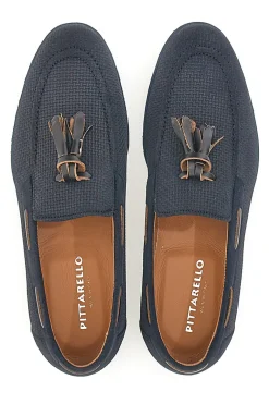 Mocassino Blu In Vera Pelle Made In Italy da Uomo Sevenoaks 195