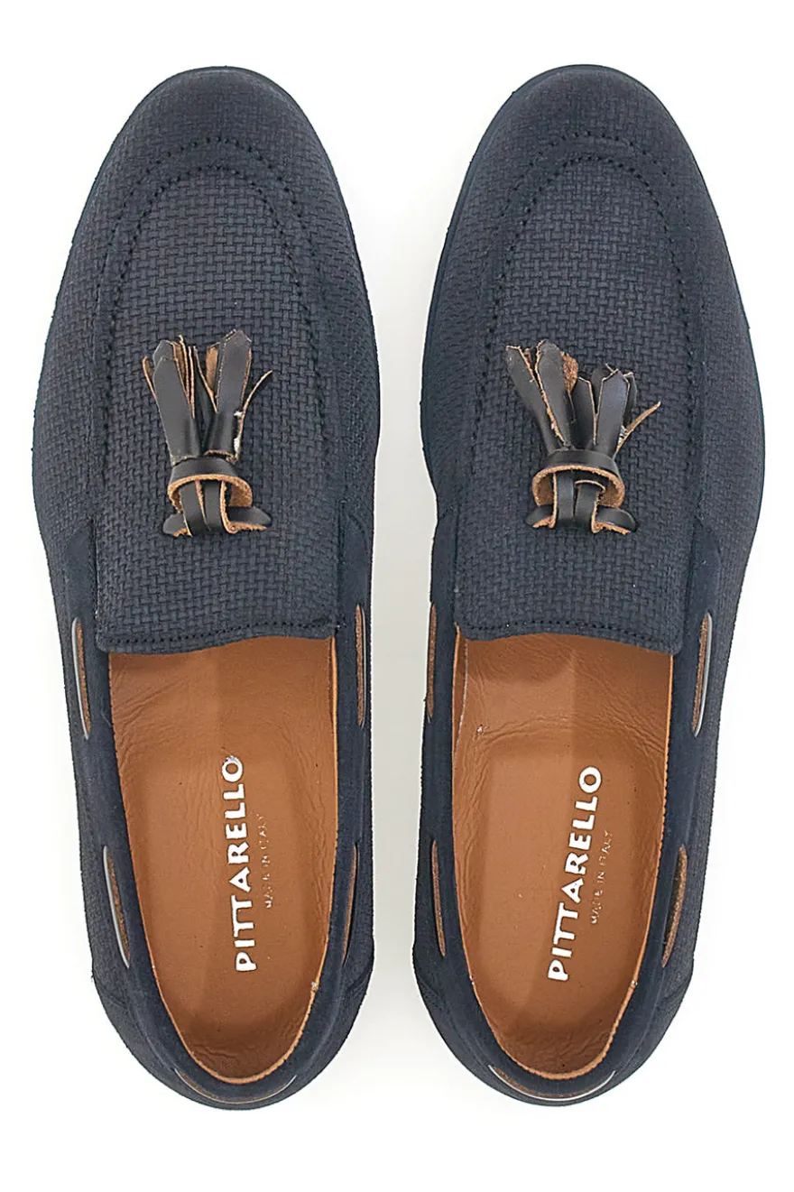 Mocassino Blu In Vera Pelle Made In Italy da Uomo Sevenoaks 195