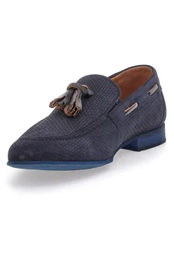 Mocassino Blu In Vera Pelle Made In Italy da Uomo Sevenoaks 195
