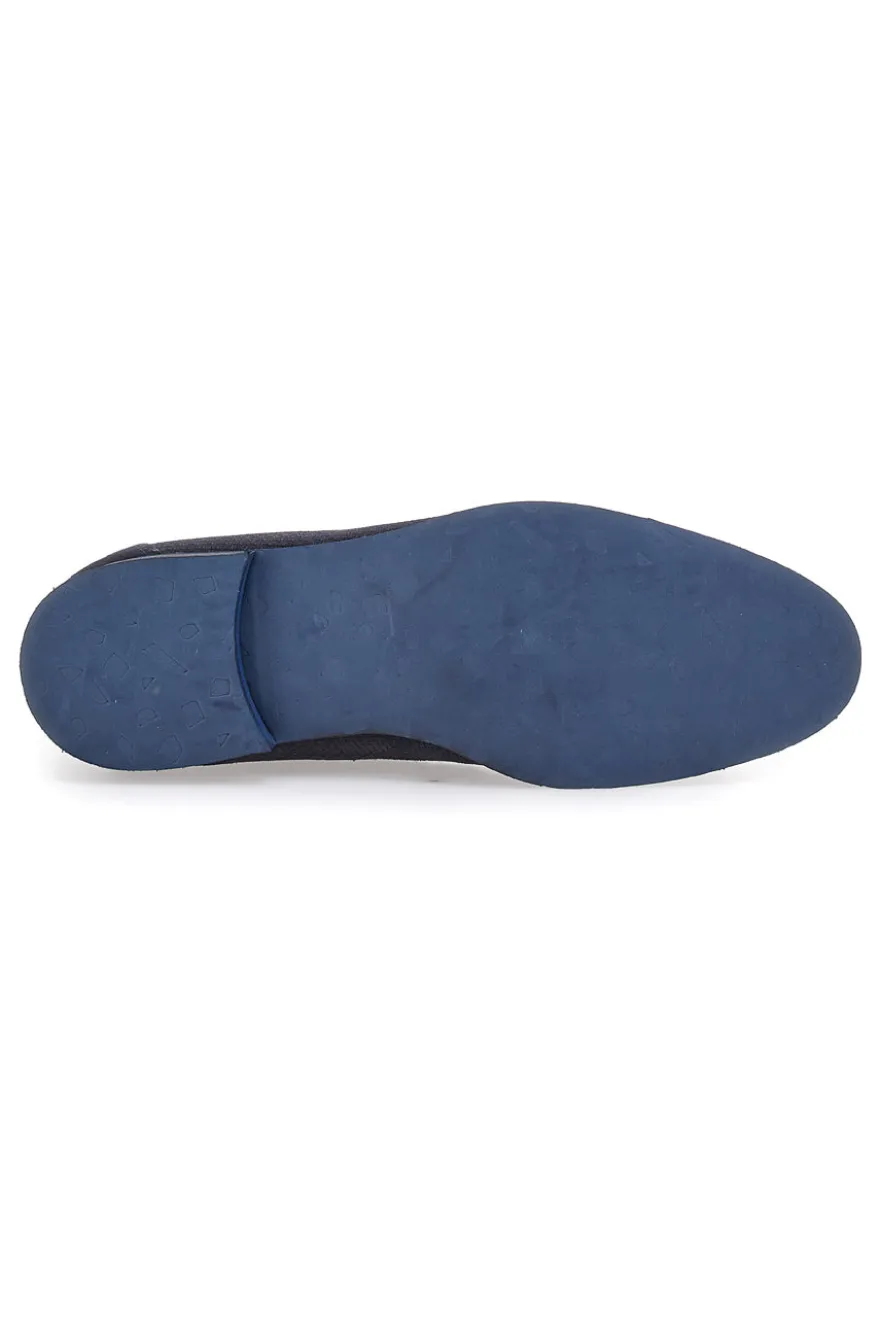 Mocassino Blu In Vera Pelle Made In Italy da Uomo Sevenoaks 195