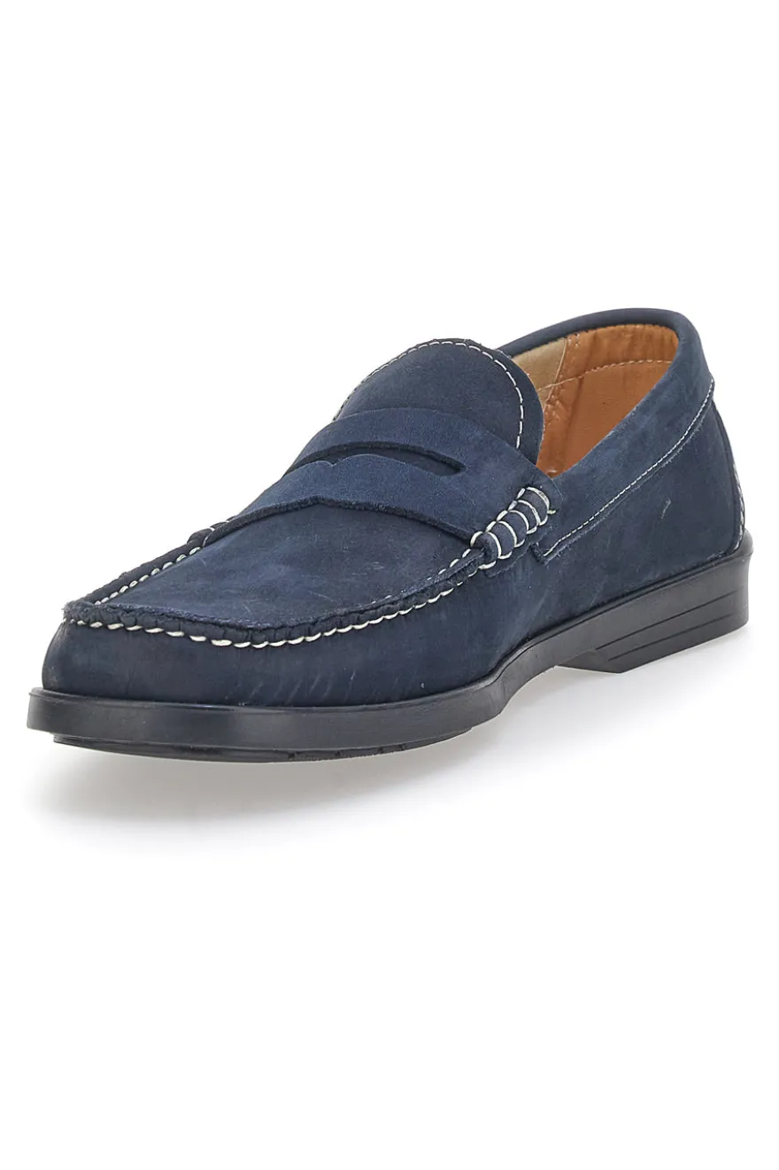 Mocassino Blu Made In Italy da Uomo Sevenoaks 195