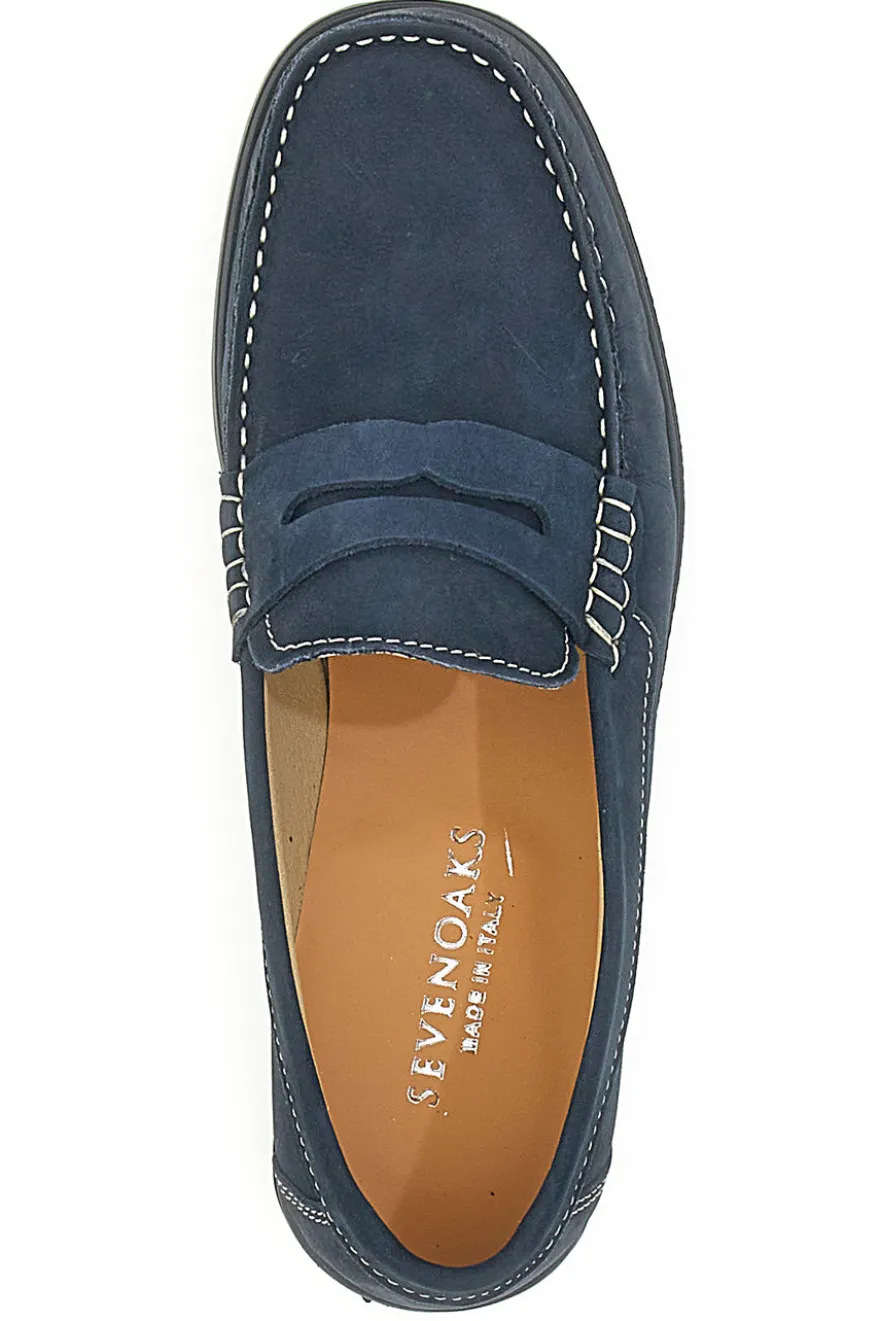 Mocassino Blu Made In Italy da Uomo Sevenoaks 195