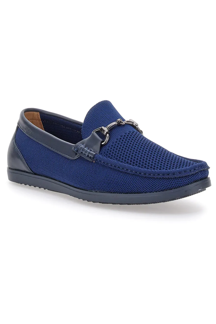 Mocassino Blu Royal con Morsetto GMV 155