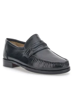 Mocassino Boardman 703 Nero Vera Pelle