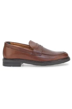 Mocassino Claremorris 204 Marrone Vera Pelle