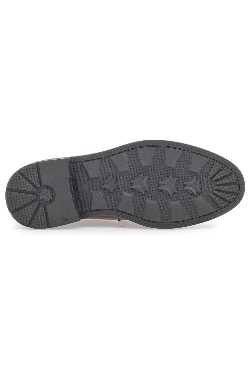 Mocassino Claremorris 204 Marrone Vera Pelle