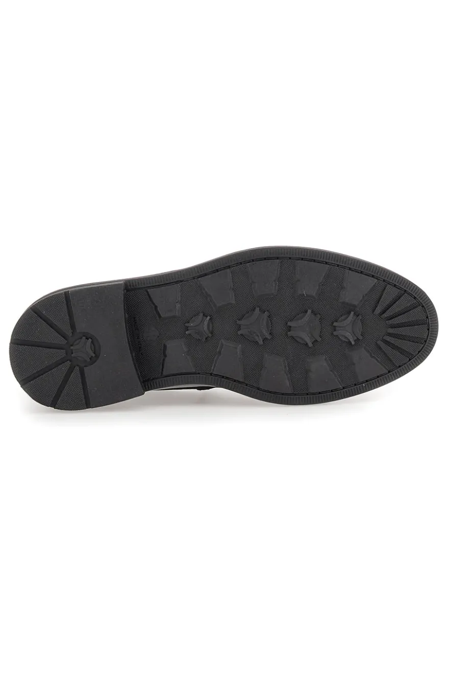 Mocassino Classico in Vernice Nera Made in Italy PITTARELLO FOCUS 204
