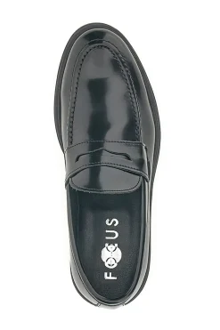 Mocassino Classico in Vernice Nera Made in Italy PITTARELLO FOCUS 204