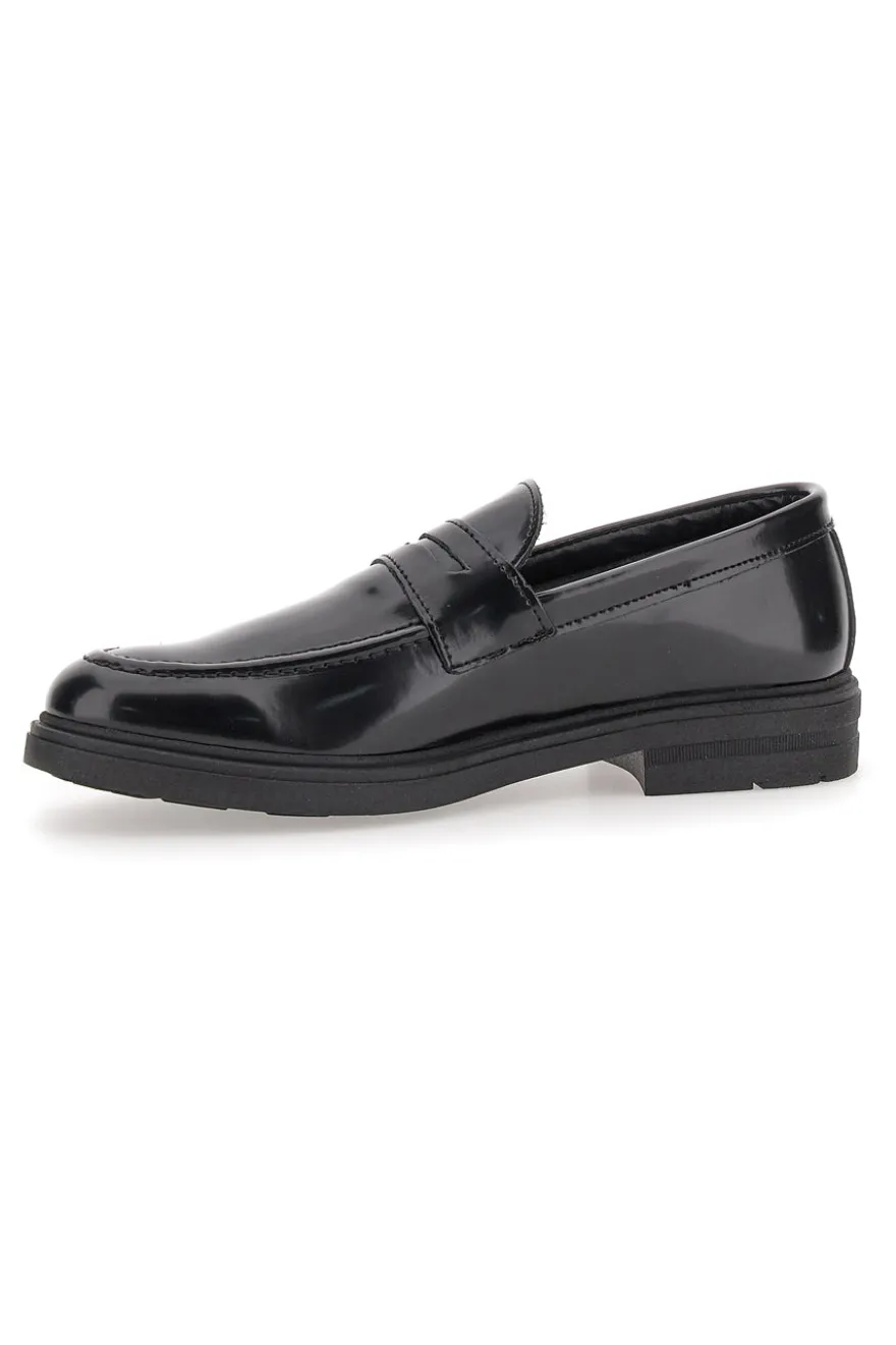 Mocassino Classico in Vernice Nera Made in Italy PITTARELLO FOCUS 204