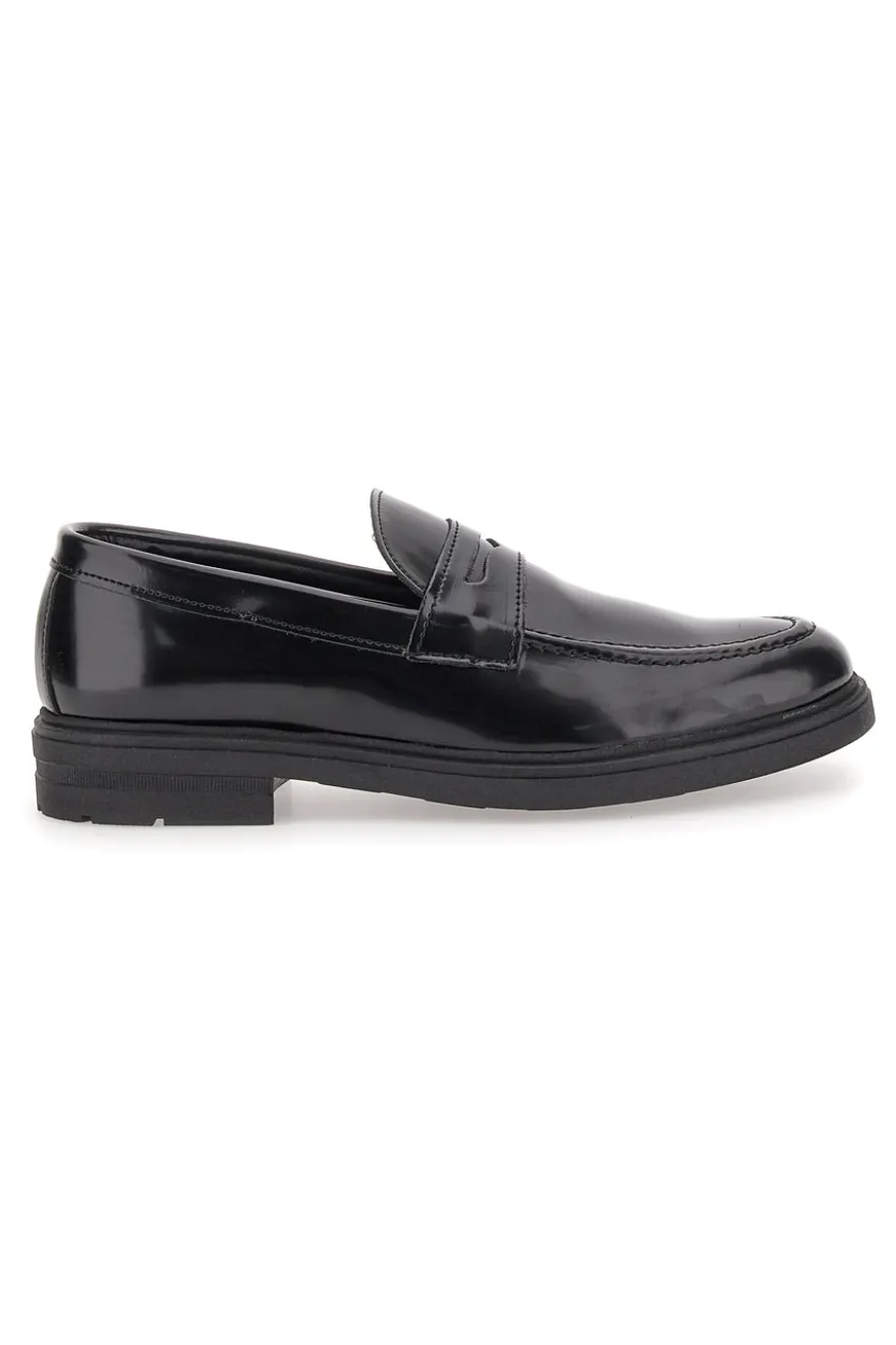 Mocassino Classico in Vernice Nera Made in Italy PITTARELLO FOCUS 204