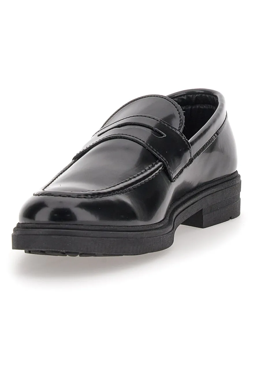 Mocassino Classico in Vernice Nera Made in Italy PITTARELLO FOCUS 204