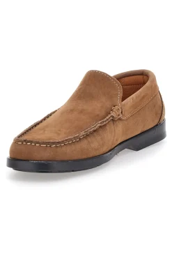 Mocassino Classico in Vera Pelle Avana Longford 101