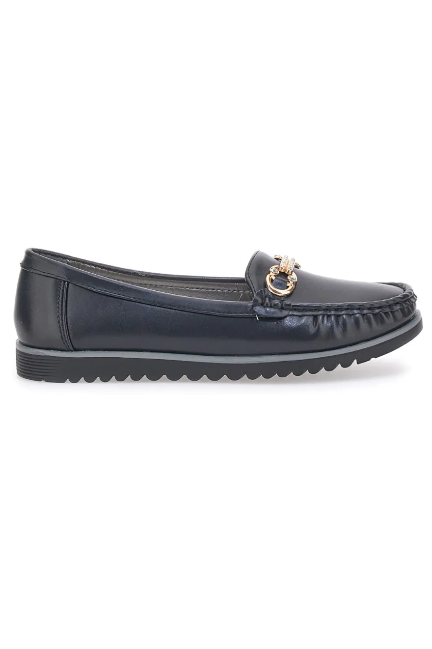 Mocassino Classico Nero Prima Riga 1000
