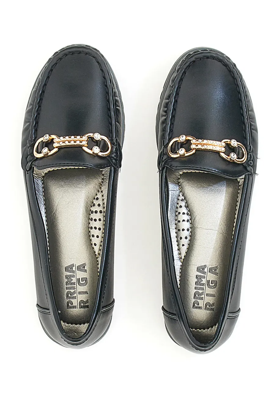 Mocassino Classico Nero Prima Riga 1000