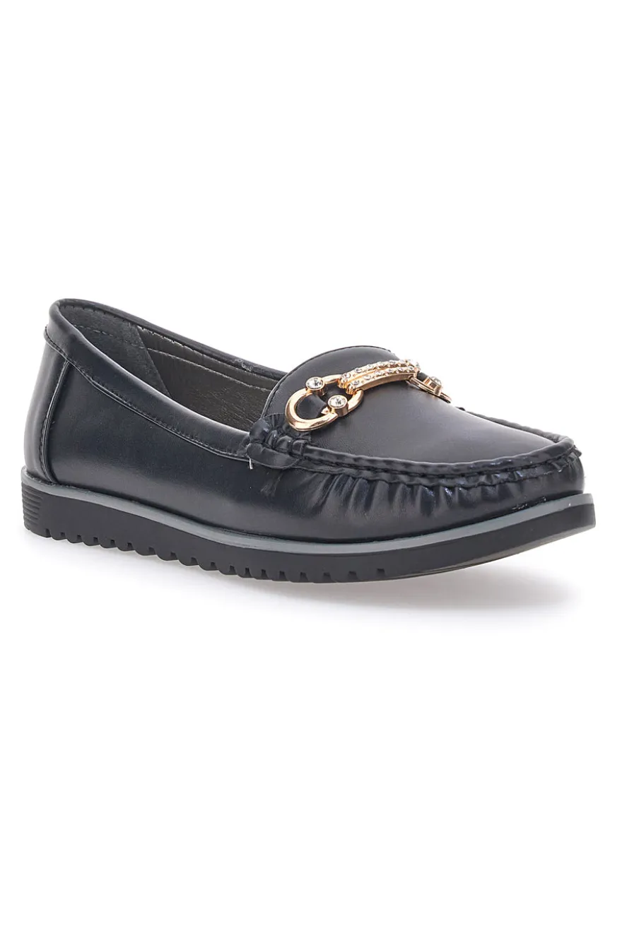 Mocassino Classico Nero Prima Riga 1000