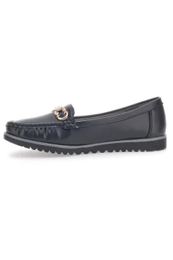 Mocassino Classico Nero Prima Riga 1000