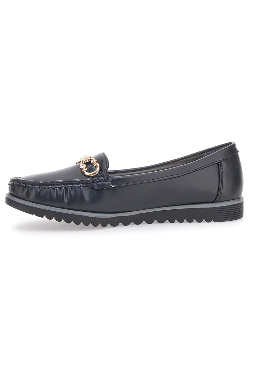 Mocassino Classico Nero Prima Riga 1000