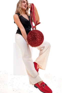 Mocassino con Strass Magenta Pittarello Glam 1100