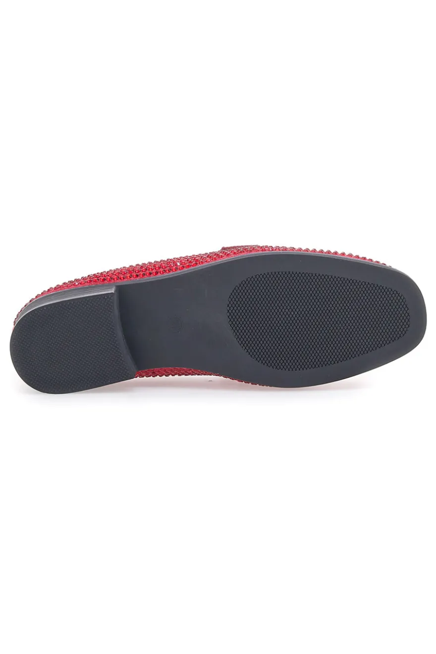 Mocassino con Strass Magenta Pittarello Glam 1100