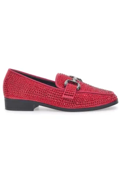 Mocassino con Strass Magenta Pittarello Glam 1100