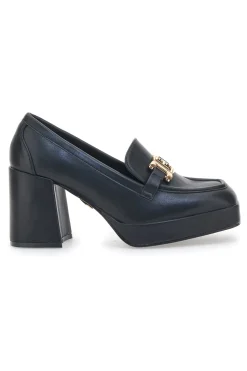 Mocassino con Tacco Laura Biagiotti 8227 Nero