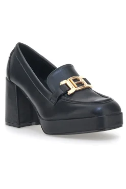 Mocassino con Tacco Laura Biagiotti 8227 Nero
