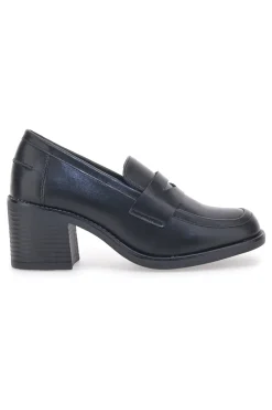 Mocassino con Tacco Nero Energy 170