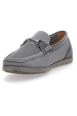 Mocassino Grigio con Morsetto GMV 155