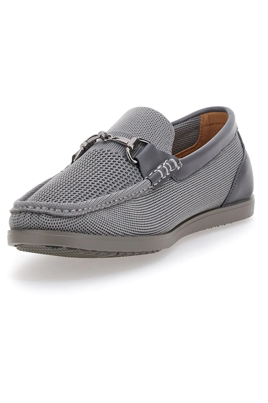Mocassino Grigio con Morsetto GMV 155