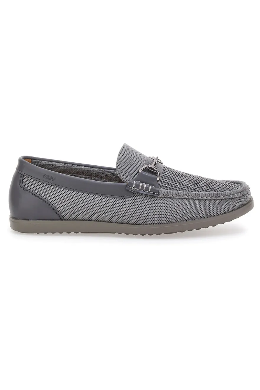 Mocassino Grigio con Morsetto GMV 155