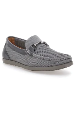 Mocassino Grigio con Morsetto GMV 155